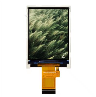 300nits IPS LCD Display 240x320 Resolution LCD TFT Panel 2 Inch With TTL Interface