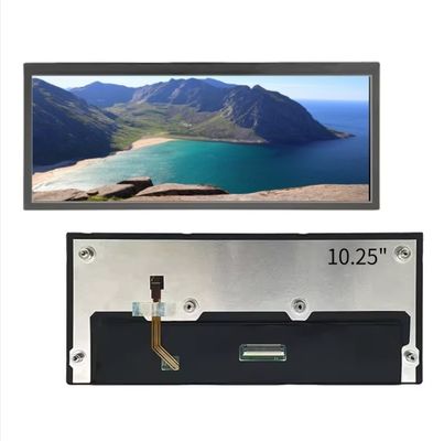 10.25 Inch HD TFT LCD Display 1920x720 LVDS Panels Industrial
